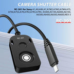 Small Release Shutter Remote Control Cable RC-301 S2 for Sony Support Video Camera Cable a7m4 a7r4 a7r2 r3 m2 a9 a1 a6600 a6500 (500cm/196in)