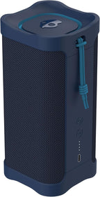 Skullcandy Terrain XL Wireless Bluetooth Speaker - IPX7 Waterproof Portable Speaker, 18 Hour Battery, Nylon Wrist Wrap, True Wireless Stereo (Navy)