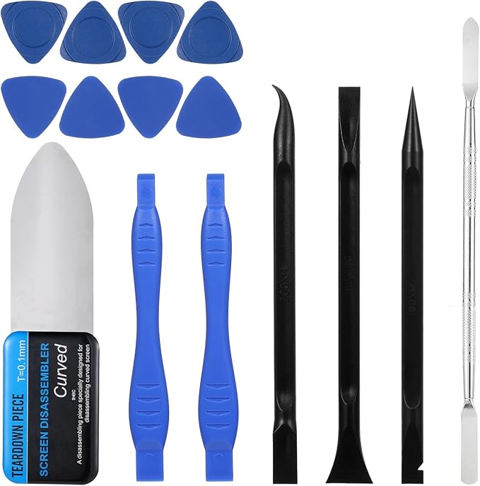 13 Piece Spudger Pry Tool Kit, Plastic & Metal Spudger Set Electronic Product Repair Tool Kit for Cell Phone Computer Eyeglasses Small Digital Appliances