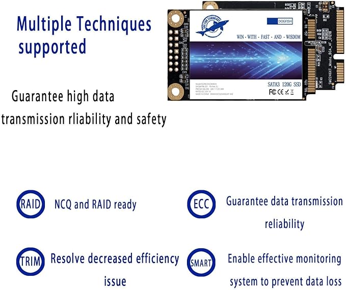 Dogfish Msata 60GB Internal Solid State Drive Mini Sata SSD Disk