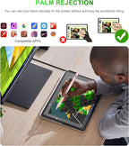 Stylus Pen for iPad 2018-2025: 15 Mins Fast Charging Pencil 1 Generation with Tilt Sensitivity Palm Rejection - Work for iPad Air 3 4 5 M2 M3- Pro 11" 12.9" M4 - Mini 5 6 - iPad 6 7 8 9 10 11 (Pink)