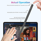 Stylus Pen for iPad 10th 9th 8th 7th 6th Generation, 15Mins Fast Charge for Apple iPad Pencil with Pencil Holder, for iPad Pro 11/12.9 inch, for iPad Air 5th/4th/3th Gen, for iPad mini 6th/5th Gen