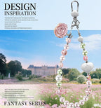 memumi Universal Phone Wrist Strap, Hand wristlet Strap for Women Anti-Theft Secure Lanyard for Smartphones Dried Flowers