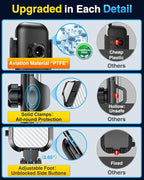 VANMASS Car Phone Holder Mount 2025 Upgraded [Patent Steel-Hook] Car Vent Phone Mount Clip Military-Grade Shockproof Cell Phone Car Mount Handsfree Truck Stand Vent Cradle for iPhone Android,Silvery