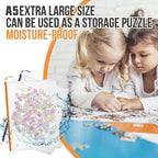 24pcs Mesh Zipper Pouch File Bags Puzzle Storage Bags, A5 Size 9.4 x 6.9 Inches Large Reusable Zipper Pouches for Organizing Classroom Board Game Organization