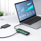 Acodot 9 in 1 USB C Hub - 4K@60Hz HDMI Adapter, 3 USB 3.0 Ports, SD/TF Card Reader, 100W PD, Multiport Adapter for MacBook Pro, Air, HP, XPS, Green