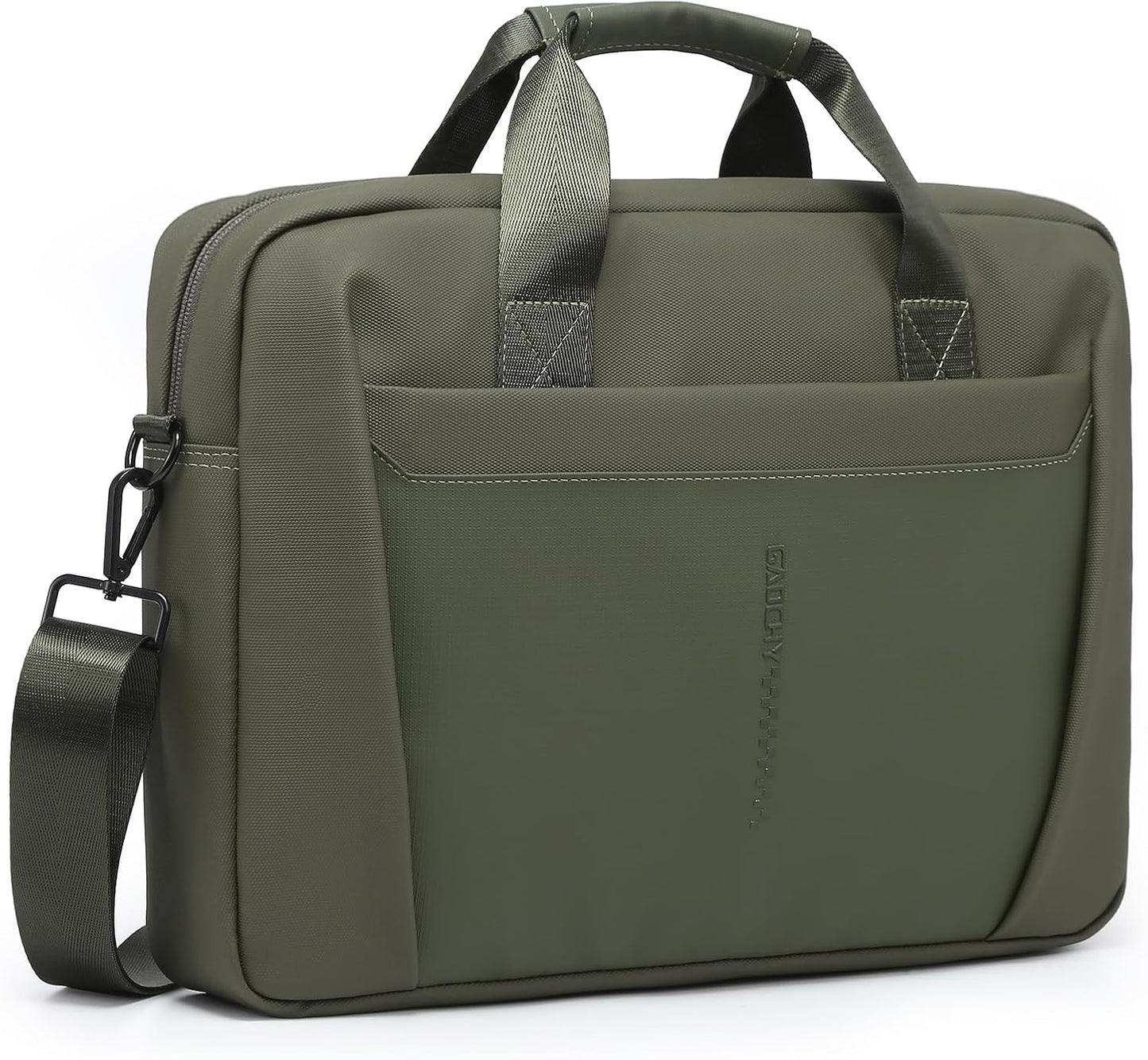 15-16 Inch Laptop Shoulder Bag Business Briefcase Water Resistant Computer Messenger Bags Compatible with MacBook Pro 16, MacBook Air 15 M4, HP, Dell, ASUS Notebook, Green