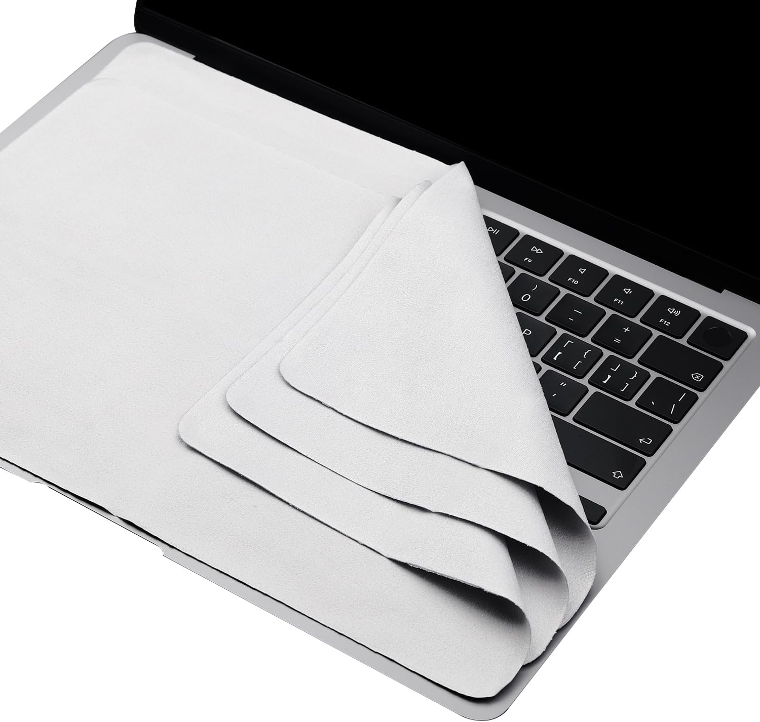 3 Pack Microfiber Liner Cleaning Cloth 13" with Screen Keyboard Imprint Protection, Laptop Keyboard Protector Compatible with MacBook Pro/AIR 13" and MacBook PRO 14"