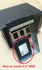 RackChoice 4U Rackmount Server Chassis 8-Bay 12Gbps Hot-Swappable SATA/SAS, EATX/ATX Compatible, Alloy Steel, Black, Ideal for Data Centers & SMBs