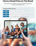 Gulloe 512GB Flash Drive Intended for iPhone, Memory Stick Storage for Photos and Videos Backup, Compatible with iPhone iPad Android PC, Plug and Play, No Application Required (Navy Blue)