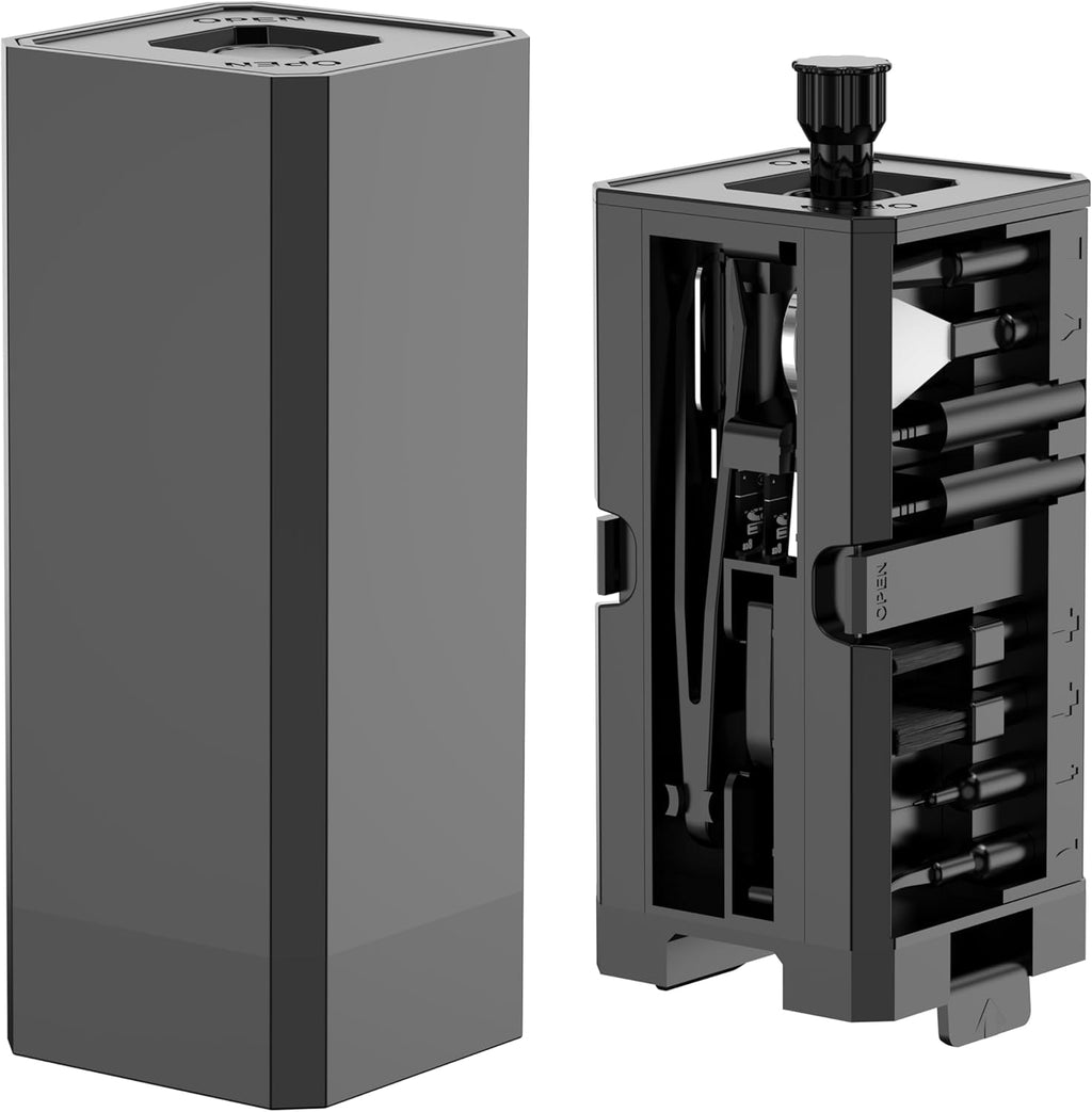 32-in-1 Multi-Functional Cleaning Kit for Electronics inlcuding Headphones,Mobile Phones,Computer,Monitor,Lens and etc, Compact and Portable Design (Black)