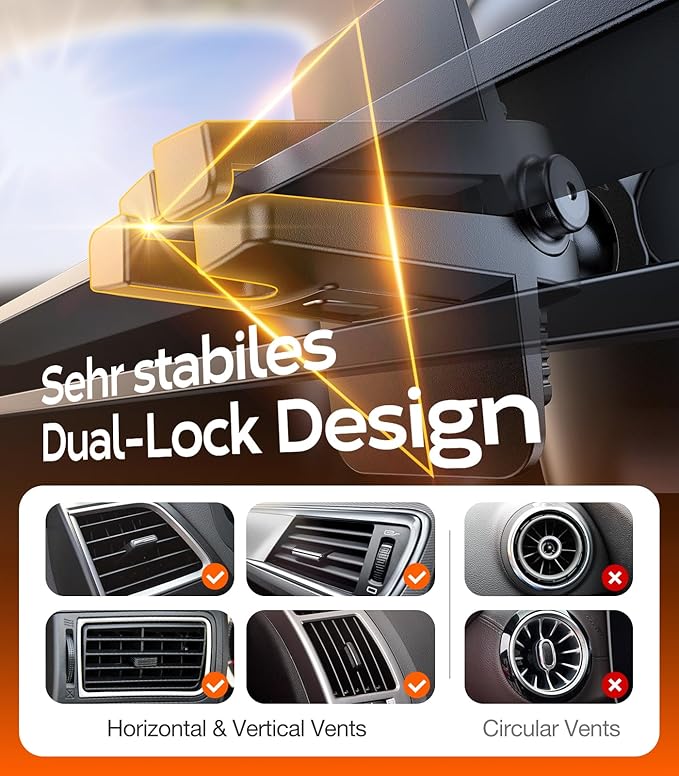 TORRAS [Ultra-Durable Cell Phone Holder for Car, Universal Mount Dashboard Windshield Vent Compatible with iPhone 16 15 14 13 12 Pro Max, Samsung Galaxy S23+ Ultra S10 Note Plus