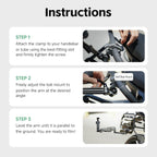 MOVMAX Blade Arm Bike Motorcycle Handlebar Mount Stabilizer, Camera Clamp Mount Shock Absorber for DJI Osmo Pocket 3, Insta 360, GoPro Hero Cameras w Ball Head, Pocket 3 Accessories