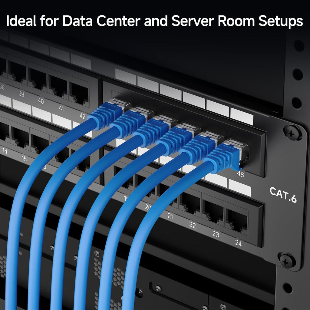 Cable Matters [UL Listed] 48 Port Patch Panel Rackmount or Wall Mount 19-Inch, 2U Cat6 Network Patch Panel for 10 Gigabit Ethernet, 110 or Krone Impact Tools Compatible