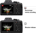 AODELAN Wireless Camera Remote Control Remote Shutter Release for Nikon Zfc, Z50, P1000, B600, A1000, P950; Replaces Nikon ML-L7