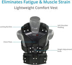 Flycam 5000 Handheld Camera Stabilizer with Comfort Arm Vest. Precise Balancing, Smooth & Fatigueless Operations. Quick Shock Absorption, Free Quick Release, Arm Brace & Table Clamp (FLCM-CMFT-KIT)