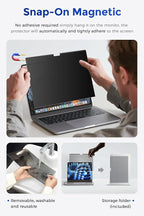 (2 Pack) Magnetic Privacy Screen for MacBook Air 13 & 13.6 Inch (2022-2025 M2/M3/M4), Removable Washable Reusable Matte Anti Glare Blue Light Protector Private Security Filter for 13.6" Mac Laptop