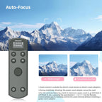 for Canon Rechargeable Camera Remote Control,Wireless Shutter Release Compatiable with EOS R,R5,R6,R50,R100,M6 Mark II,G5X Mark II,G7X Mark III,Rebel T7i,T8i,SL2,SL3,M50,M200;Replaces BR-E1