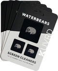 KUVRD Waterbear - Universal Screen Cleaners - Teeny Tiny Cleaning Tools for Your Lenses & Screens - 4-Pack - (4-PAD Sets)