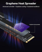 ORICO e5000 1TB SSD M.2 NVMe 2280 PCIe Gen4 5100MB/s Internal Solid State Drive SLC Dynamic Cache 3D NAND QLC for PS5 Laptops PC Desktops