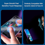 2 Pack Matte Privacy Screen Protector for iPhone 14 Pro Max, [Auto-Dust Removal and Auto-Alignment] Anti-Spy Anti-Glare Anti-Fingerprint Tempered Glass Film, Smooth & Sensitive Touch