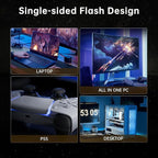 FX991 M.2 SSD 1TB NVMe SSD M2 2280 PCIe Gen 4x4, Read Up to 7100MB/s, Internal Solid State Drive for PS5 Laptop Desktop 3D QLC NAND