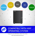 BUFFALO LinkStation SoHo 720 2-Bay Professional Office NAS 8TB (2x4TB) with Hard Drives Included