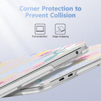 Case for MacBook Pro 13 inch with/Without Touch Bar (2016-2022, M2 A2338 M1 A2289 A2251 A2159 A1989 A1706 A1708), Hard Shell + Keyboard Cover + Dust Plug, Florals