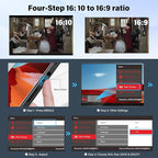 InnoView 18 Inch 260Hz Portable Gaming Monitor,2K QHD 100% DCI-P3 Portable Monitor Gameplus HDR FreeSync Laptop Monitors,Portable Screen for PC Phone Game Console