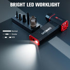 GOOLOO F1 Compressed Air Duster,4 Gear 160000RPM Electric Air Duster, Rechargeable Cordless Air Blower with LED Light, Mini Blower Desk Vacuum Cleaning Kit for Computer Keyboard Home Car Dust Removal