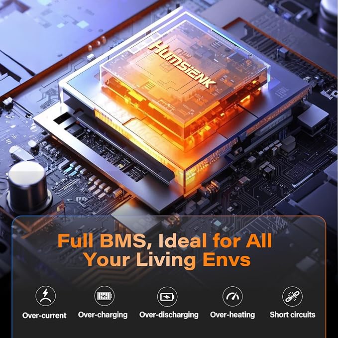 12V 100Ah LiFePO4 Lithium Battery MAX PLUS, 15000+ Deep Cycle Battery, Built-in 110A BMS with Low-Temp Protection, Ideal for RV, Marine, Trolling Motors, Off Grid etc.