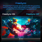 SANSUI 24 Inch Gaming Monitor 180Hz, DP 1.4 & HDMI 2.0 Ports High Refresh Rate Computer Monitor, Racing FPS RTS Modes, 1ms Response Time 110% sRGB (ES-G24F4, HDMI Cable Included)