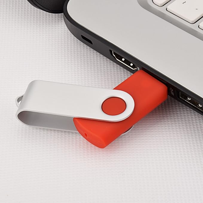 Kootion 5 Pack 4GB USB Flash Drive 4GB Flash Drive Thumb Drive Memory Stick Pen Drive(5 Colors: Black Blue Green Purple Red)