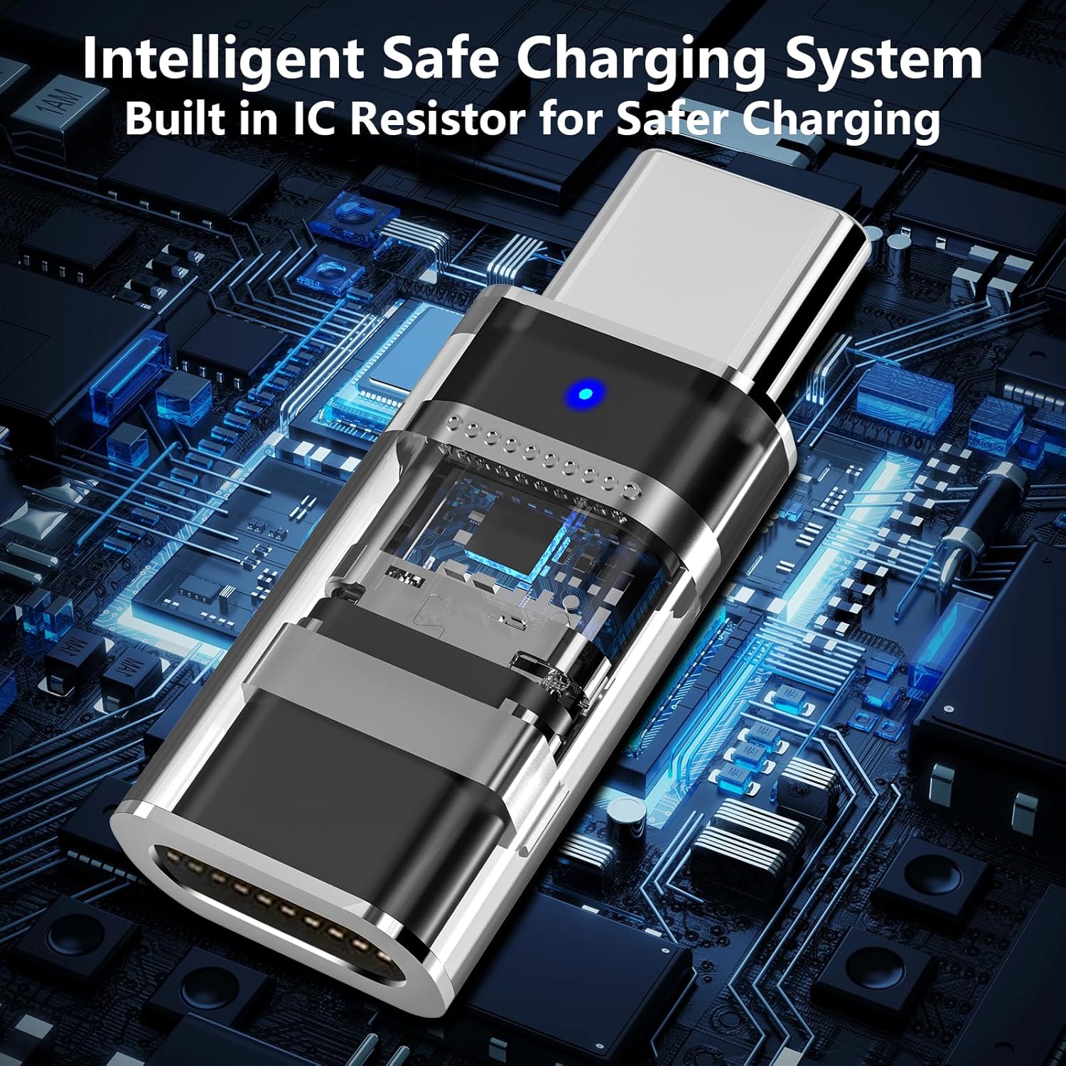 【Apple MFi Certified】Lightning to USB-C Adapter, Stuffcool 4Pack Lightning Female to Type-C Male Digital Converter Type-C Fast Charge Connector for iPhone 17/17 Air/17 Pro/17 Pro Max/16/16 Pro/15/iPad