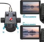 Camcorder Zoom Controller, Remote Control Zoom, Iris, and Focus Control + 2.5mm and 3.5mm Jack Cable for Panasonic HC-X1 HC-PV100 AG-UX90 AG-UX180 HC-X1000 AG-AC30 AG-AC90 AU-EVA1 Camera.