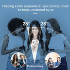 Compatible for iPhone 15 Plus/iPhone 16 Plus Privacy Screen Protector Tempered Glass 6.7 Inch, Purple Gradient Anti Spy Anti Blue Light HD Easy Installation