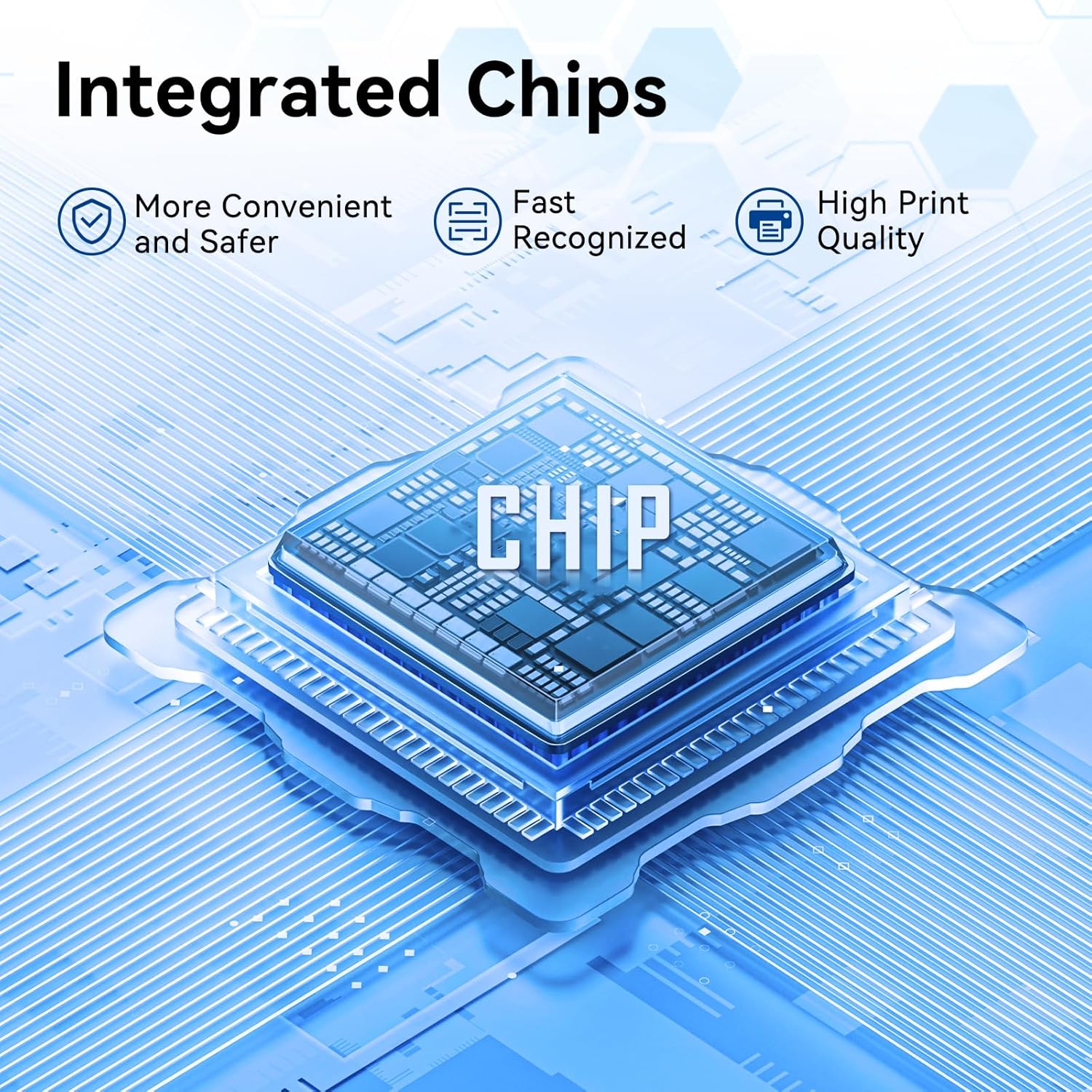 LEMERO 210X Compatible Toner Cartridge Replacement for HP 210X 210A Toner Cartridges for HP Color Laserjet Pro MFP 4301dw 4301fdn 4201dn 4201dw Printer (with Chip for HP 210X 210A High Yield-4 Packs)