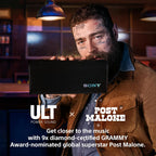 Sony ULT Field 3 Wireless Portable Bluetooth Speaker, IP67 Waterproof, Dustproof, Rustproof, and Shockproof with Enhanced Bass, 24 Hour Battery and Shoulder Strap (SRSULT30B), Black