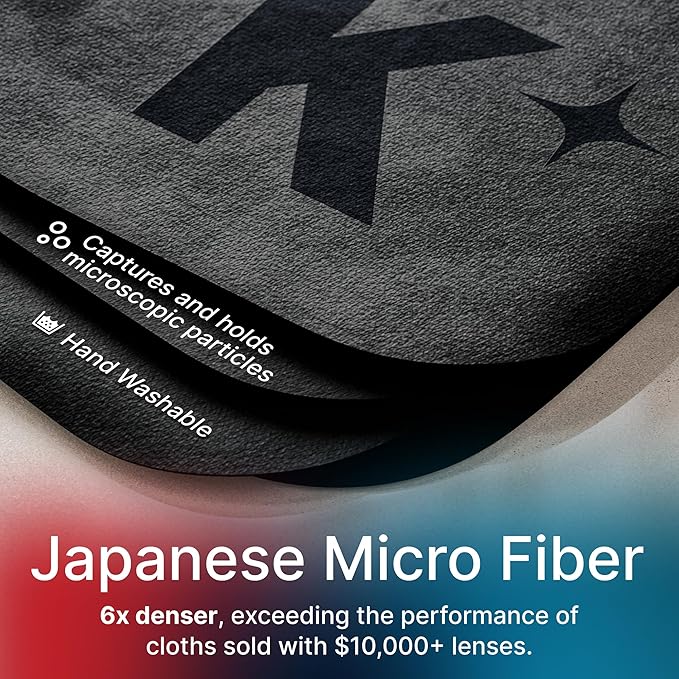 Koala Eyeglass Lens Cleaner Spray Kit | (2x) Glasses Cleaner Bottle + (2x) Microfiber Cloth | Alcohol Free Eyeglasses, Screen, and Camera Cleaning Kit | Made in USA (4 Piece Set)