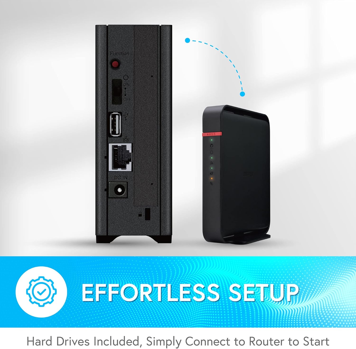BUFFALO LinkStation 210 6TB 1-Bay NAS Network Attached Storage with HDD Hard Drives Included NAS Storage That Works as Home Cloud or Network Storage Device for Home