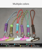 Cell Phone Lanyard Wrist Strap,Key Lanyard for Women,Phone Bracelet Strap,Phone Charms Strap,Camera Wrist Strap,Short Wrist Lanyard for Keys,Keychain Lanyard,Lanyards for Keys (Flower Purple)