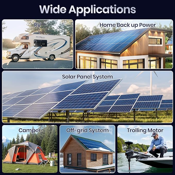 12V100Ah Group24 Mini LiFePO4 Battery, Grade A Battery Cells, Drop-in Replacement for Lead Acid Battery, 100A BMS, Up to 15000 Cycles, Lithium Battery for RV & Motor Home, Marine, 1 Pack