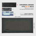 Computer Keyboard Dust Cover Sleeve Bag for Universal Keyboard, 68-87 Keys Wireless/Wired Gaming PC Keyboard Dust Cover, Logitech/Dell/Corsair/Havit/Redragon/Arteck/Apple Keyboard Protector-Black