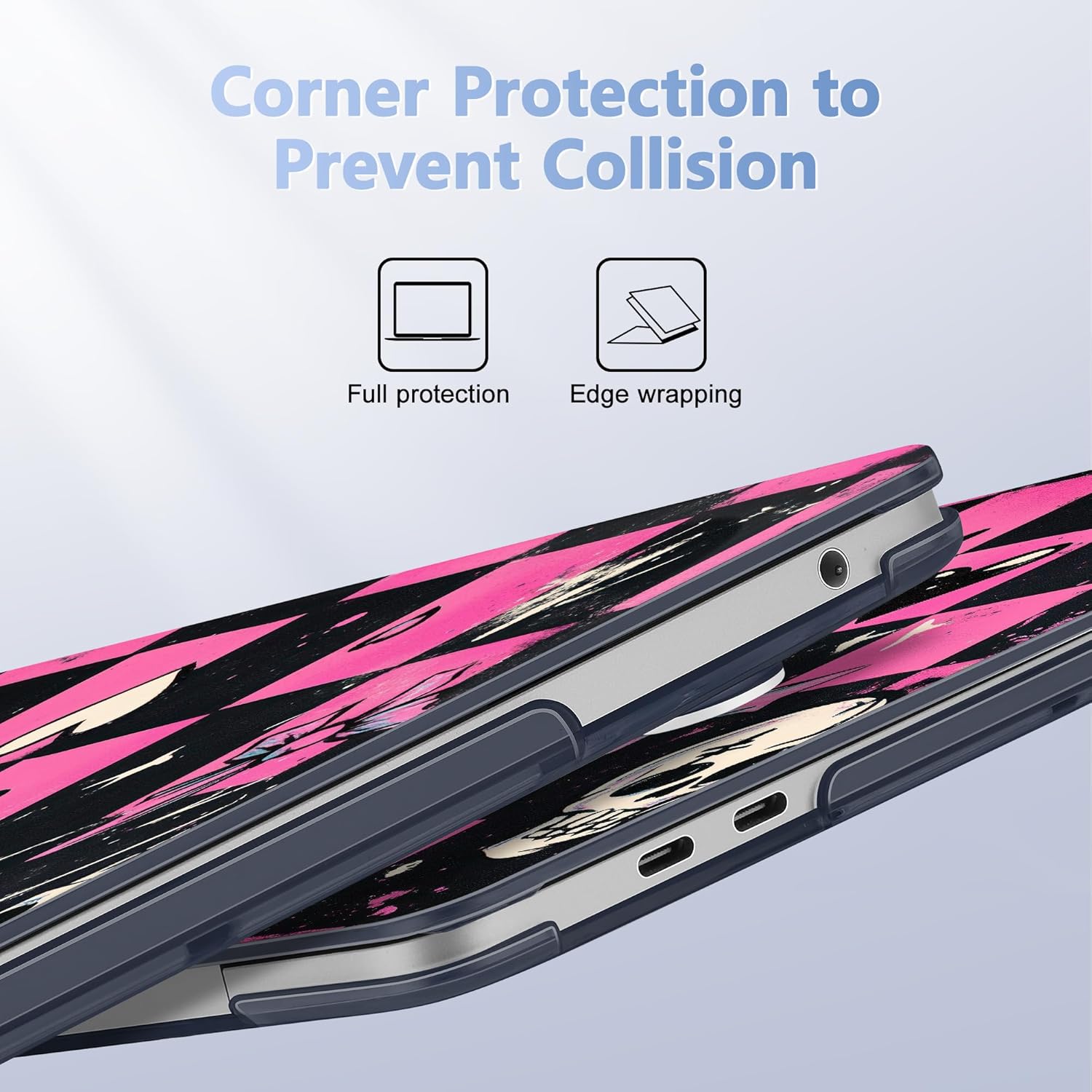 Case for MacBook Pro 13 inch with/Without Touch Bar (2016-2022, M2 A2338 M1 A2289 A2251 A2159 A1989 A1706 A1708), Hard Shell + Keyboard Cover + Dust Plug, Pop Punk Checkerboard