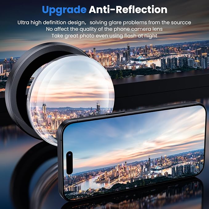 WSKEN for iPhone 16 Pro/iPhone 16 Pro Max Camera Lens Protector - [Original Shooting Model] Shatterproof Ultra HD Tempered Metal Glass Camera Screen Protector Cover Film Accessories