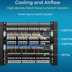Rapink Patch Cables Cat6/ Cat6a 3ft (24 Pack) Slim, Cat6a Ethernet Patch Cable 10G Support, Snagless Cat 6 Patch Cable for Patch Panel to Switch, Flexiable Cat6 Ethernet Cable Orange