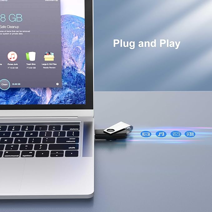 TOPESEL 100 Pack 128MB USB 2.0 Flash Drive, Thumb Drive, Memory Stick, Pen Drive