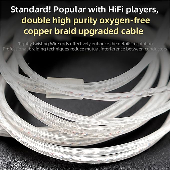 KZ ZSN PRO X in Ear Monitor Headphones Gaming Earbuds, High Fidelity Wired Earbuds, Hybrid Dual Driver IEMS Earphones with 1BA 1DD Detachable Tangle-Free Cable for Computer Tablet (Gold, Without Mic)