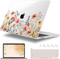 Case for MacBook Pro 13 inch with/Without Touch Bar (2016-2022, M2 A2338 M1 A2289 A2251 A2159 A1989 A1706 A1708), Hard Shell + Keyboard Cover + Dust Plug, Watercolor Flowers