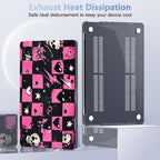 Case for MacBook Pro 13 inch with/Without Touch Bar (2016-2022, M2 A2338 M1 A2289 A2251 A2159 A1989 A1706 A1708), Hard Shell + Keyboard Cover + Dust Plug, Pop Punk Checkerboard